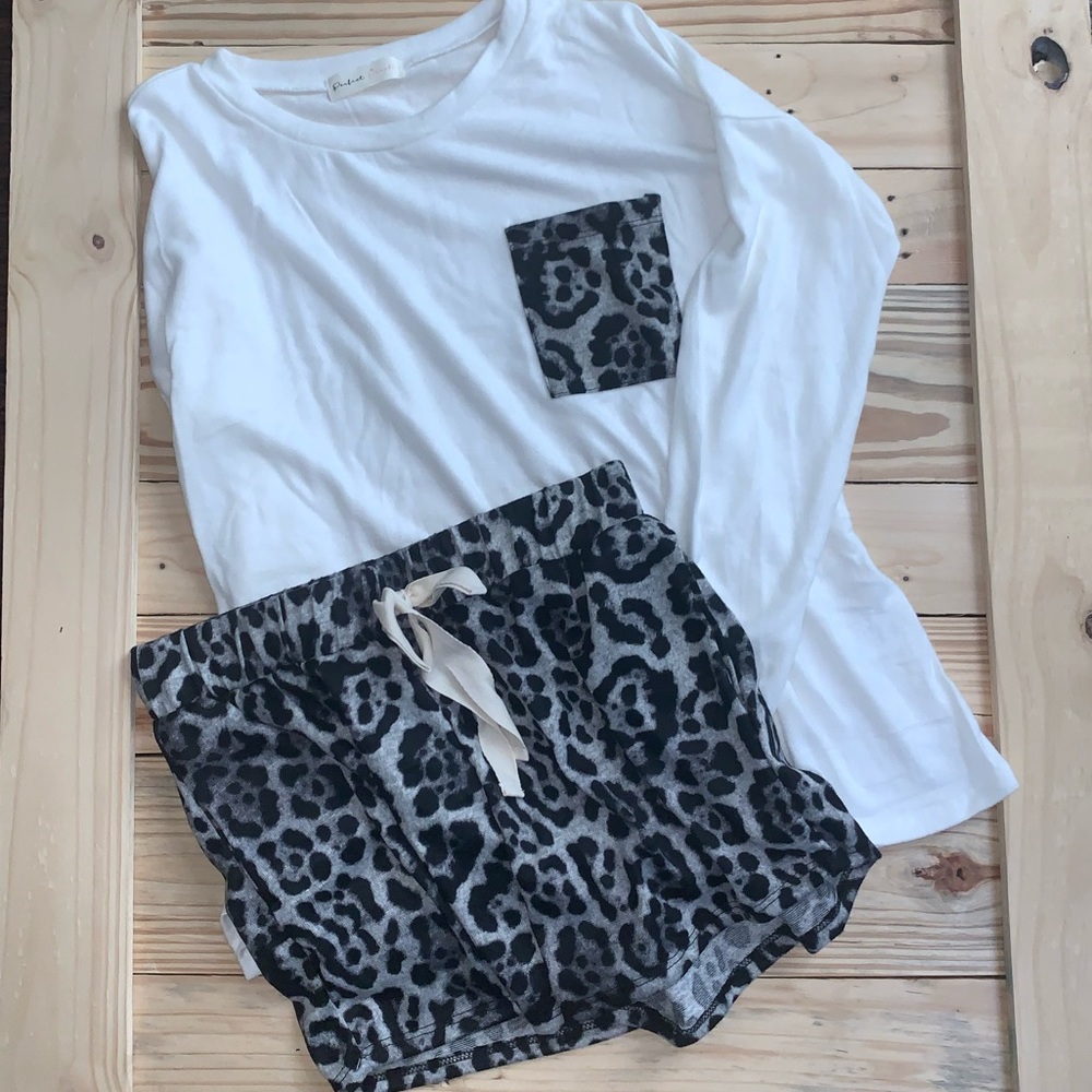 Animal Print Lounge Set